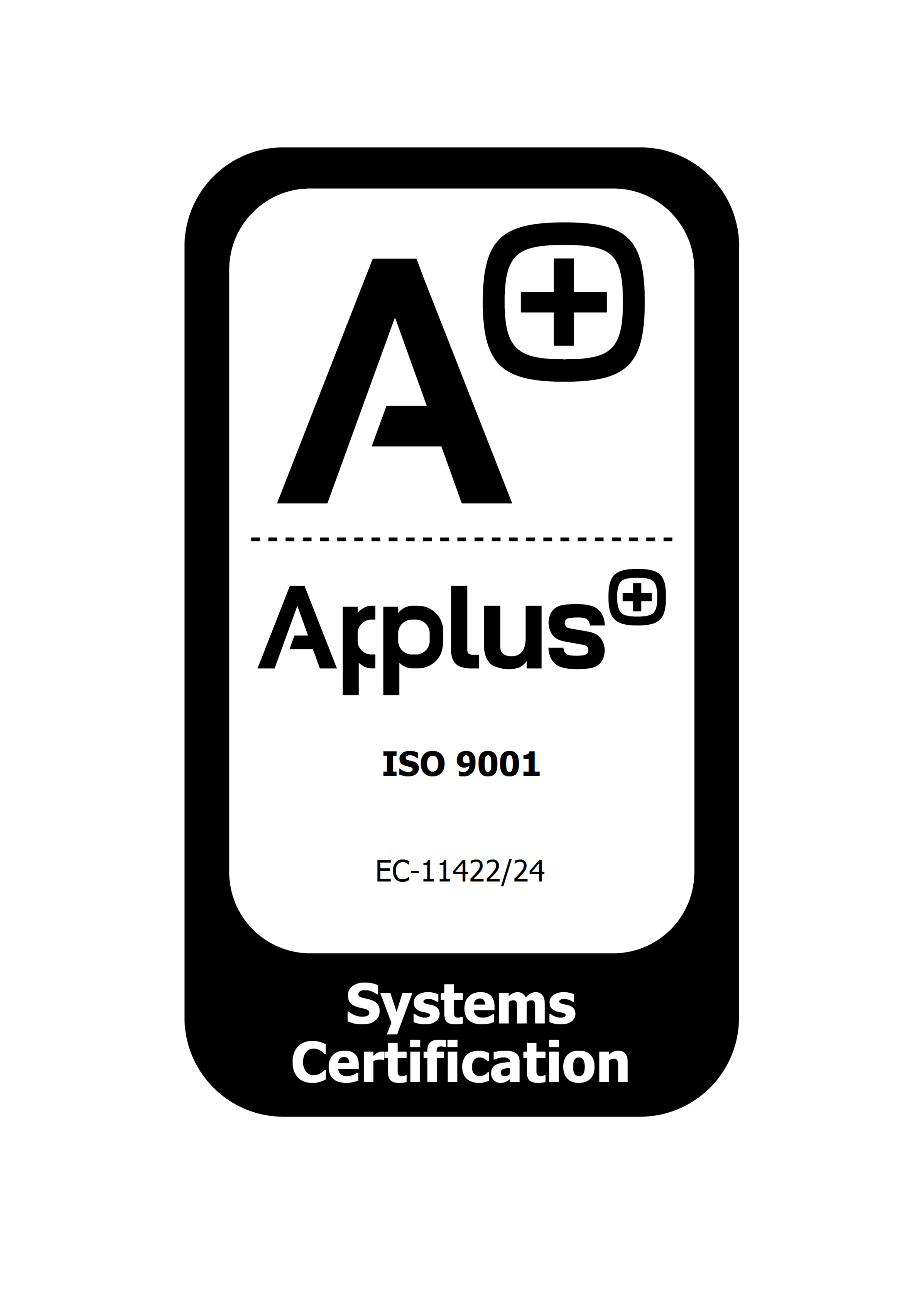 Certificación Applus+ ISO 9001