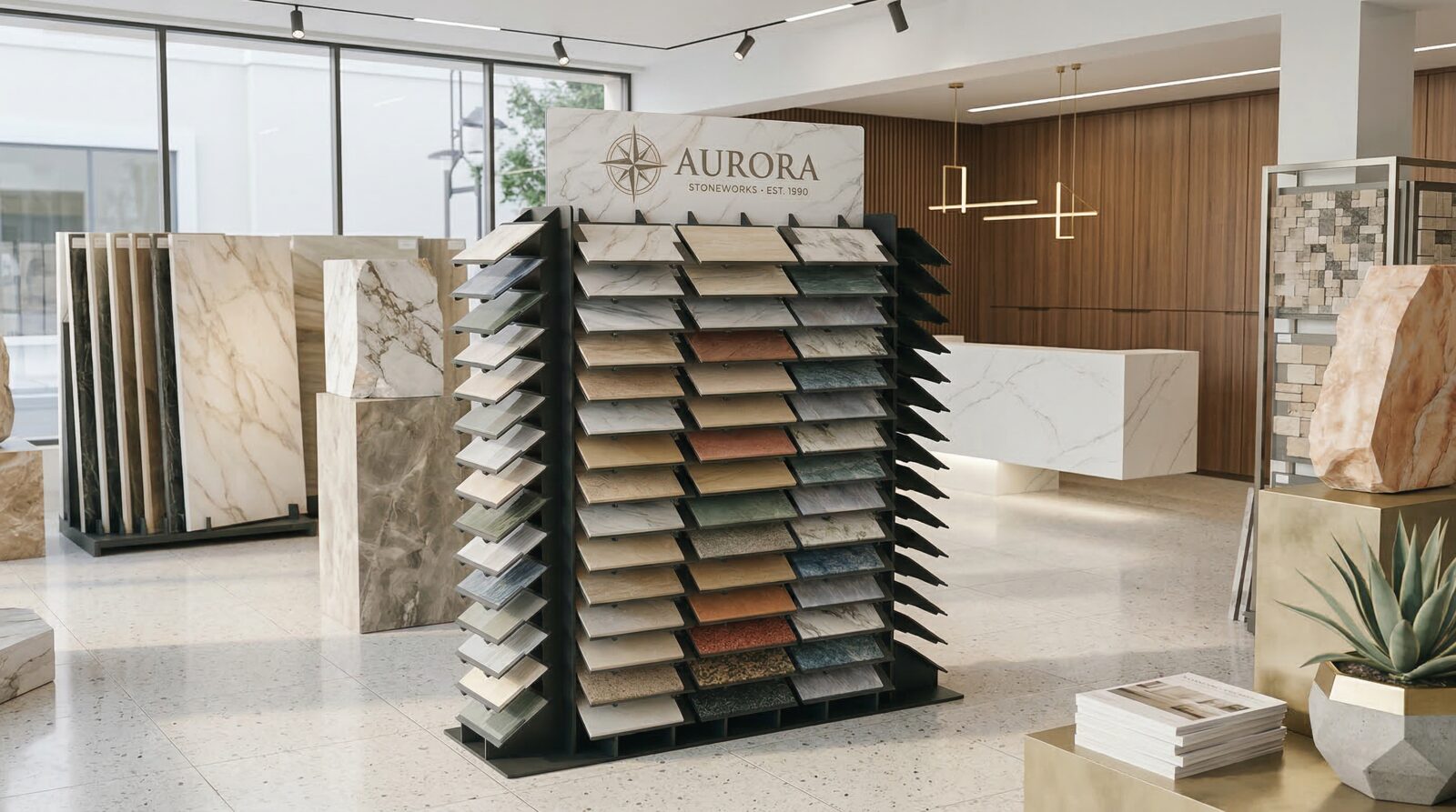 Rack expositor moderno