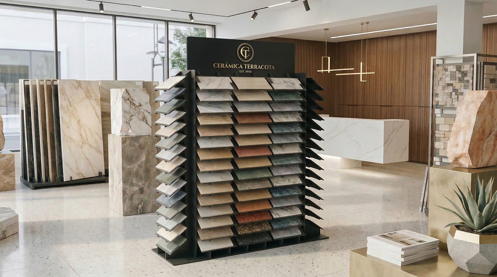 Rack expositor elegante