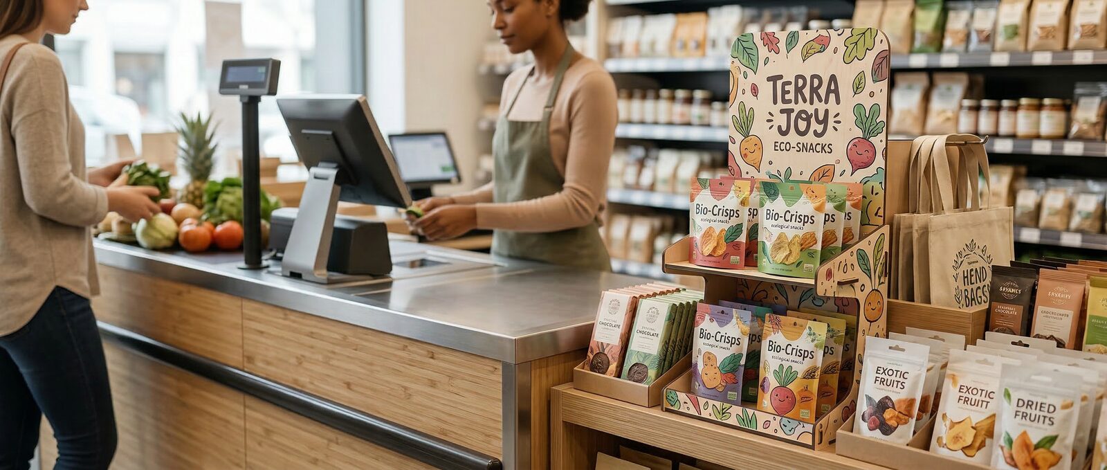 Expositor eco-snacks